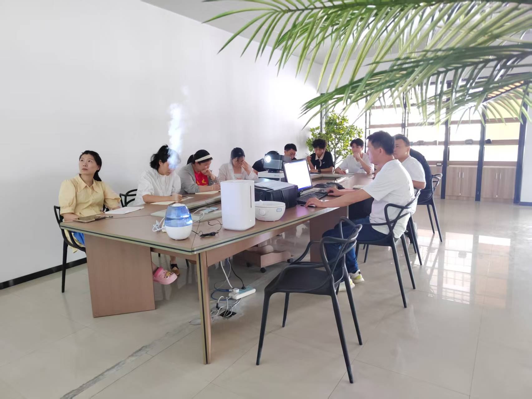 Schulungssitzung zum Wissen über Luftbefeuchter