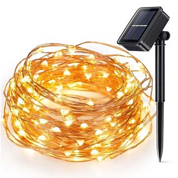 Wie funktioniert eine solarbetriebene Kupferdraht-Lichterkette?