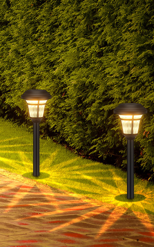 Solar-Wegeleuchten für wasserdichte Gartenbeleuchtung im Freien