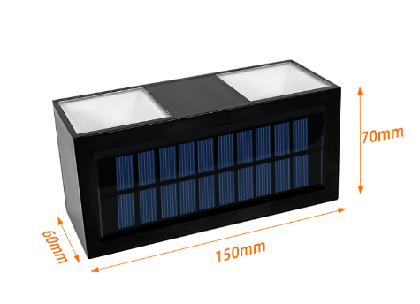 Solarbetriebene Außenwandleuchten wasserdicht