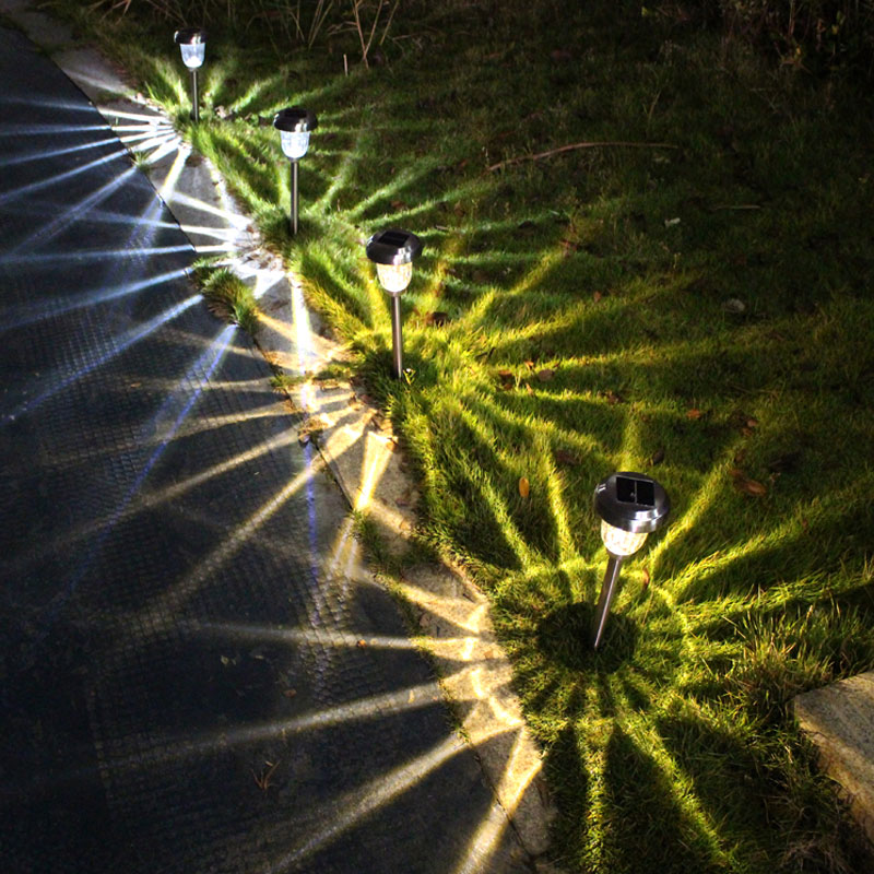 Solar-Gartenleuchten aus Edelstahl